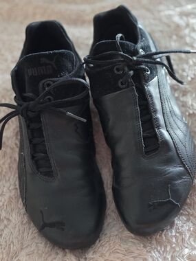 Puma Unisex Black Future Cat Luxury Motorboat Driving Shoe - SIZE 9W/7.5M